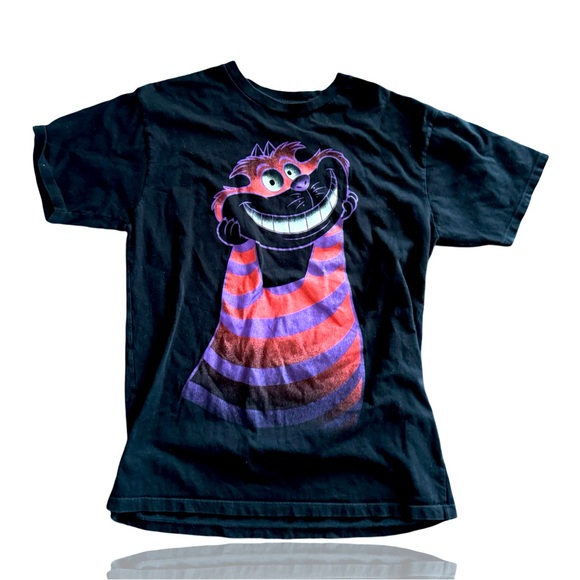 Disney: Alice in Wonderland: Animated Cheshire Cat T-Shirt: Adult Large - Picture 1 of 3